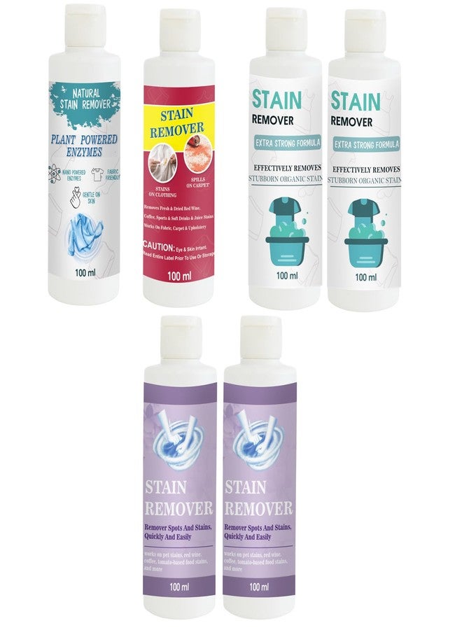 TOOVUS Stain Remover Combo Pack of Shirt, Red, Doll (Pack of 2), Purple and Purple Stain Remover | Multi-Surface Cleaning Solution for Clothes, Fabrics, Upholstery (100 g Each) - Image 1